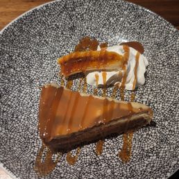 Swizzle Dinner & Drinks signature dishes Potato Gnocchi, Lobster Bisque, Bananas Foster Cake.